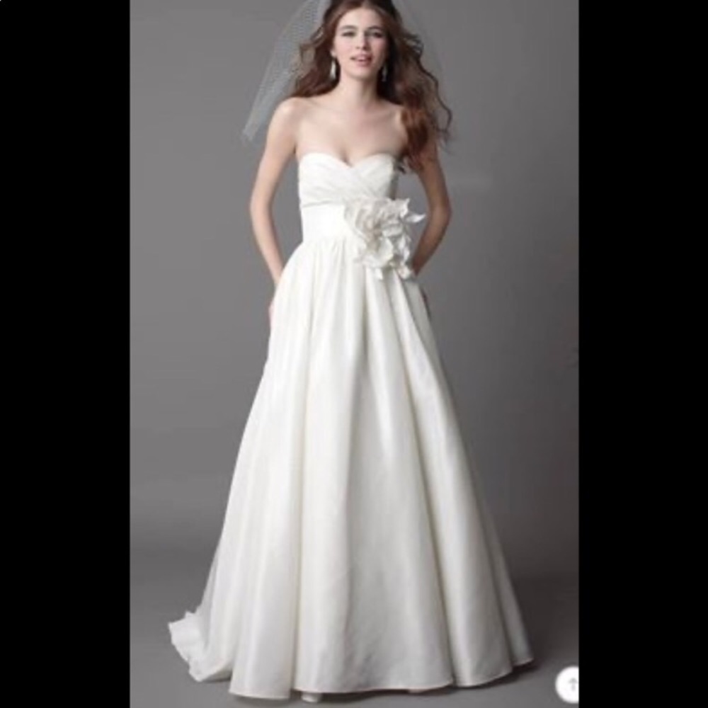Watters Wtoo Mimi taffeta silk wedding gown